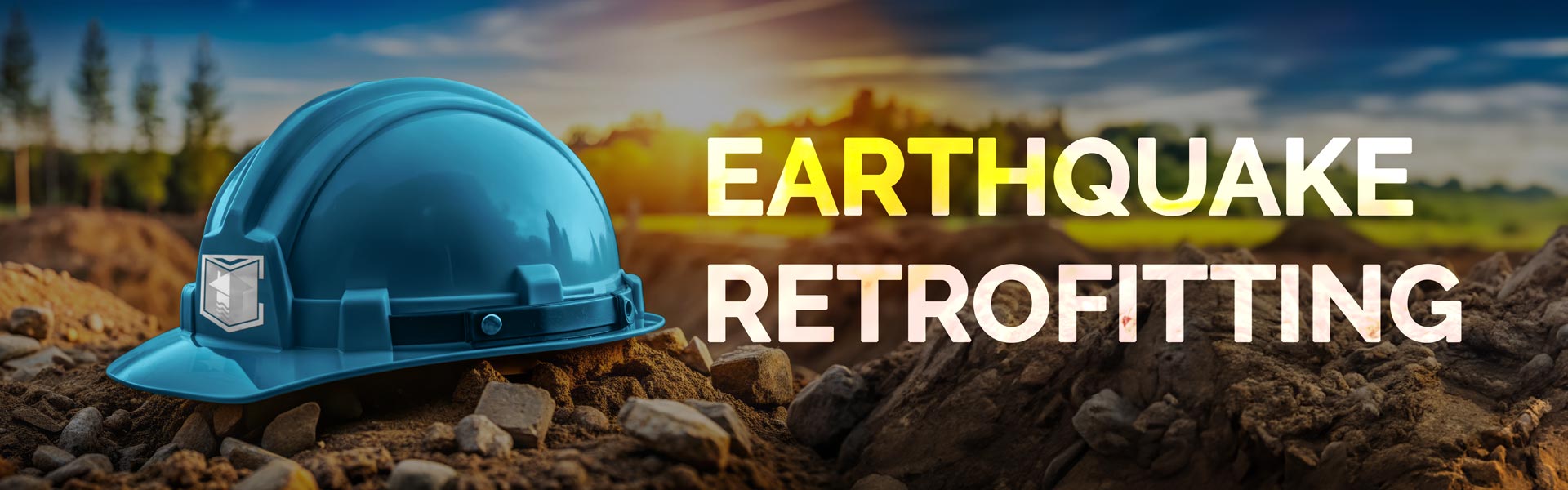 Earthquake Retrofitting Earthquake retrofitting in progress on a home in the Pacific Northwest, reinforcing the foundation and walls to prevent structural damage during seismic activity.