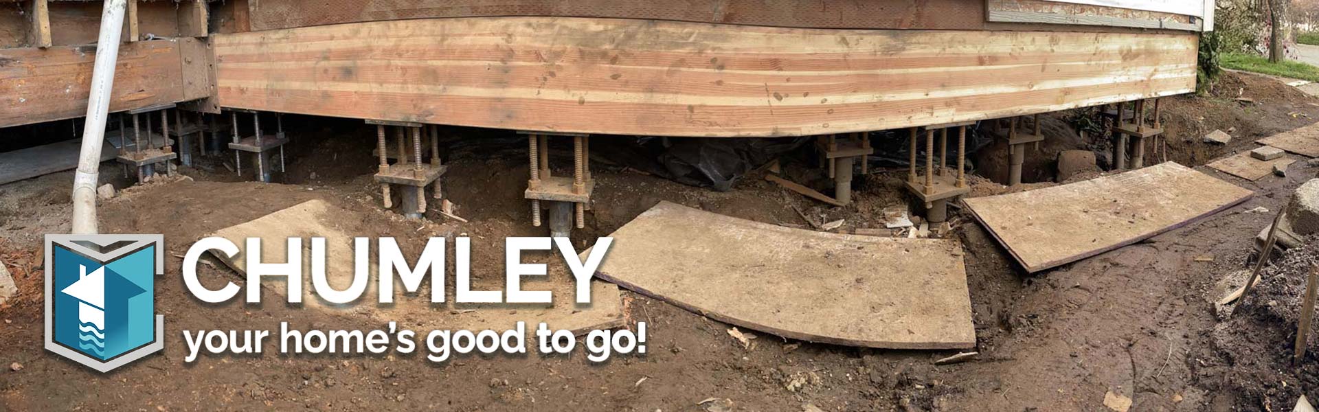 Restoration is our Job. Chumley Structural and Foundation Repair – Living on a safe foundation is your job. Restoring foundations is ours.